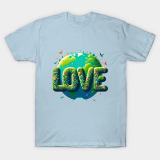 Love World Earth Day 2024 Everyday T-Shirt